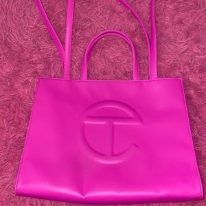 Azealea ( pink ) medium Telfar , worn twice